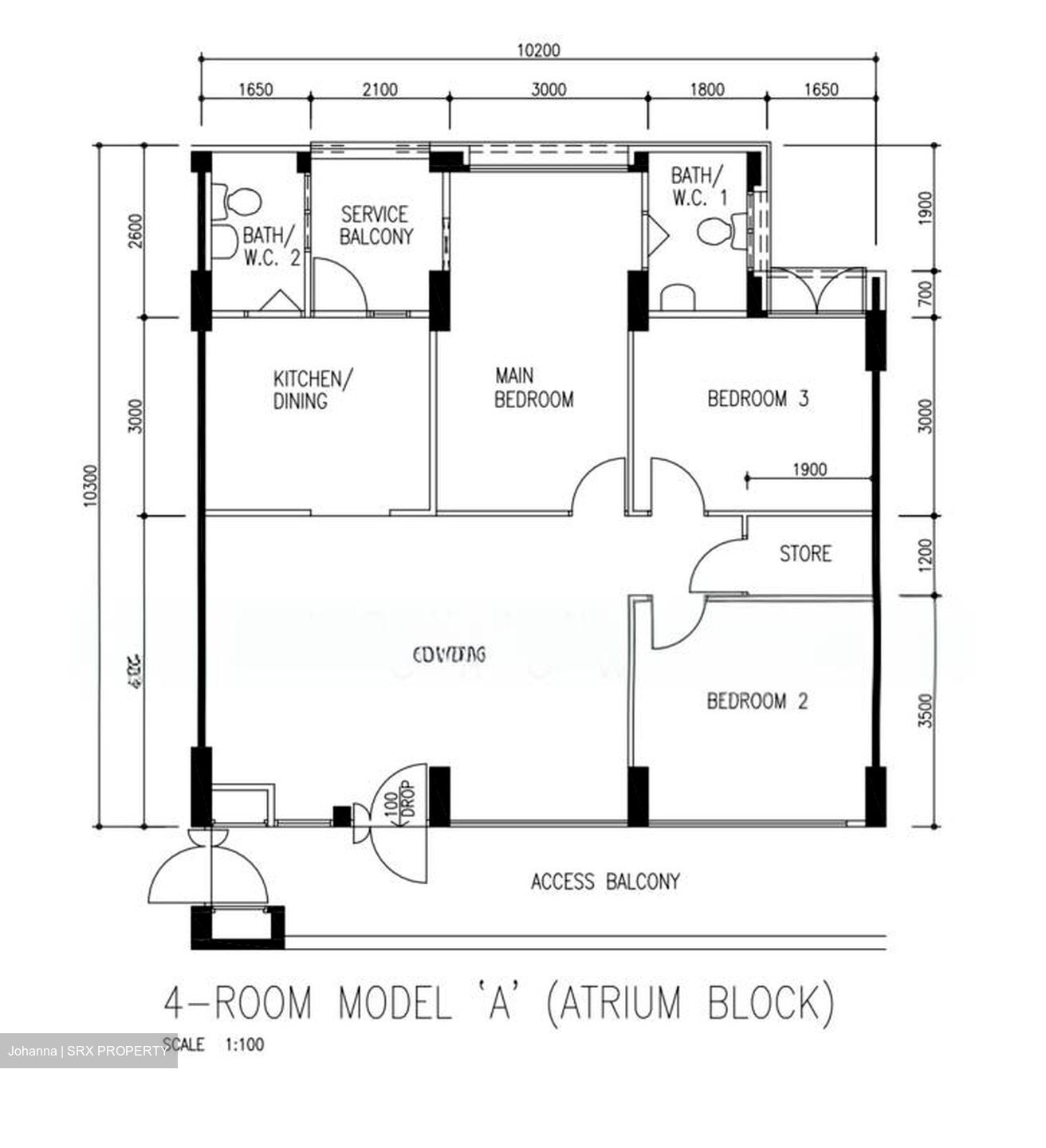 Blk 796 Woodlands Drive 72 (Woodlands), HDB 4 Rooms #580935151